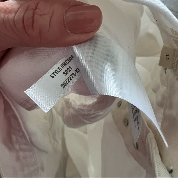 Madewell Relaxed Denim Shorts Button Fly Distressed - Picture 10 of 11